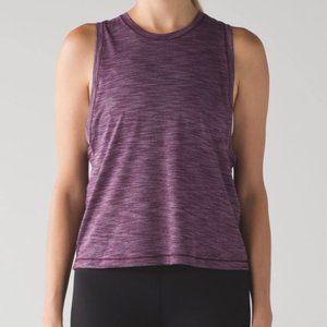 Lululemon Cardio Squad Tank II Heathered Plum 10